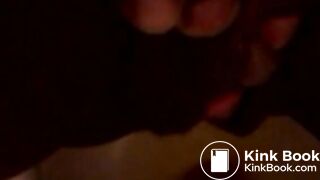 Ebony teen Pussy Play While Shittin