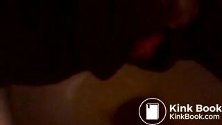 Ebony teen Pussy Play While Shittin