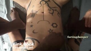 HEAR HIM SUCK OUT MY COLON JUICE