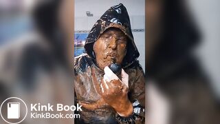 Smoking a pipe while being covered in my own shit