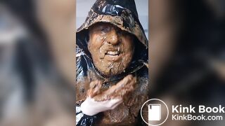 Smoking a pipe while being covered in my own shit