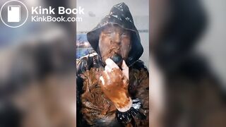 Smoking a pipe while being covered in my own shit