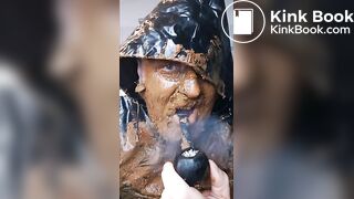 Smoking a pipe while being covered in my own shit