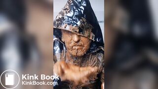 Smoking a pipe while being covered in my own shit