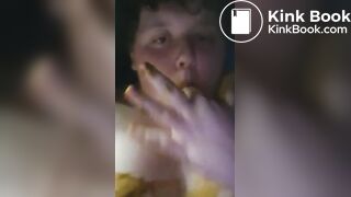 German boy play scat and eat snap Timo66m