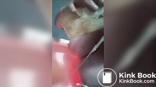 PUBLIC POTTY LICKERS v DIRTY toilet TONGUE tramps