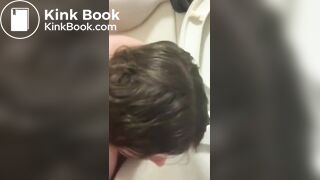 PUBLIC POTTY LICKERS v DIRTY toilet TONGUE tramps