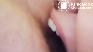 Scat rimjob while master shitting