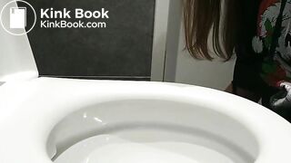 Bimbo Doll Amy being a toilet whore