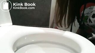 Bimbo Doll Amy being a toilet whore