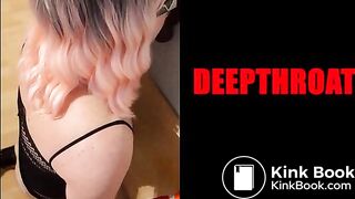 Ophelie sucks shit covered toy