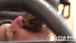 fed & sucking shitty cock