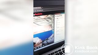 Dumb bitch exposed eating shit on dirtyroulette