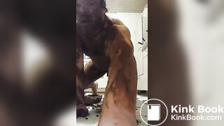 shit smearing all over me