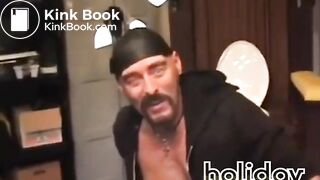 Double shitting on faggot's face