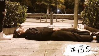 Faggot Shit On And Stomped In Public