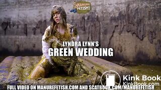 Green Wedding in cowshit