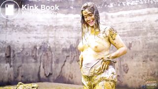 Green Wedding in cowshit