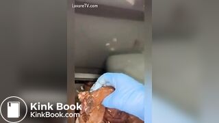 Filthy Porta Potty Shit Eating Whore