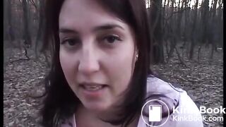 Teen shit outdoor