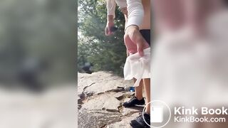 Lilly Vig poop play with friend