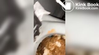 Scat Whore's 14 Minute Visit To A Porta Potty