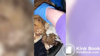 Scat Whore's 14 Minute Visit To A Porta Potty