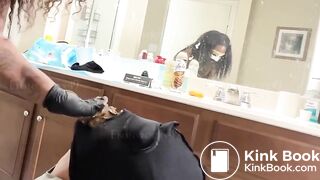 Black girl mouth SCAT