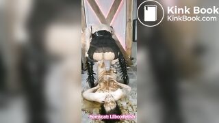 Scat Slut is a human Toilet for her Femdom