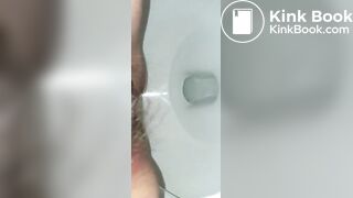 Trying to poop on the toilet - A touch of shit