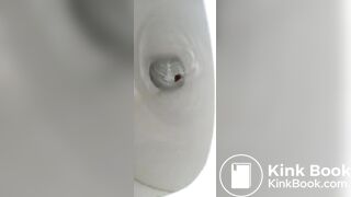 Trying to poop on the toilet - A touch of shit