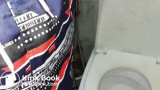 Close-up view of my anus while shitting