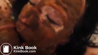 fem slave extreme scat blowjob