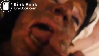 fem slave extreme scat blowjob