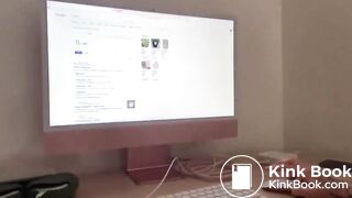 Sexy girl eating SHIT and dog food