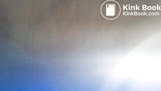 Femdom shits down slaves throat!