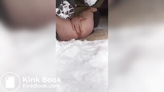Ice the dog shit in the ass hole - Homemade Scat