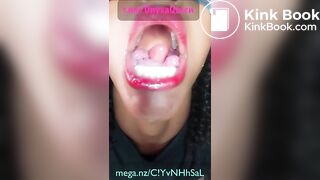 Giantess Swallows Pinkies and Shits Them Out