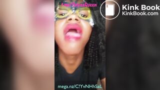 Giantess Swallows Pinkies and Shits Them Out