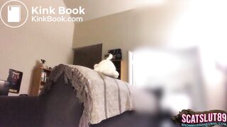 Fat, Hairy Ass Late Night Scat Close-Up