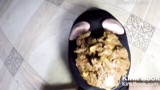 Pile of Shit on Slave's Face