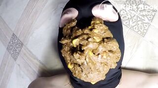 Pile of Shit on Slave's Face