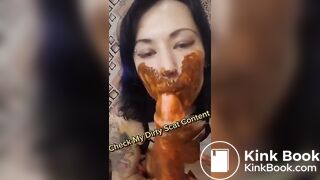 Scat Smearing Dirty Blowjob