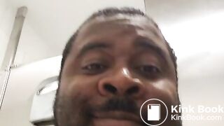 Nigger shitting at work