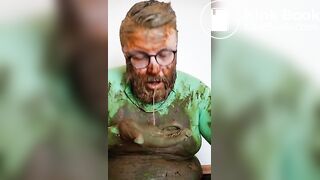 Dirty dildo sucking & shit smearing