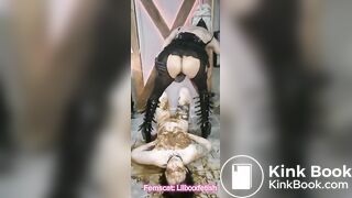 Scat Slave  is Human Toilet fucjed by -mistress