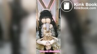 Scat Slave  is Human Toilet fucjed by -mistress