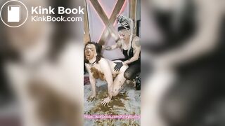 Scat Slave  is Human Toilet fucjed by -mistress
