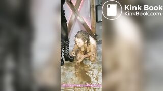 Scat Slave  is Human Toilet fucjed by -mistress