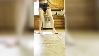 Colored hair girl extreme diarrhea scat feet play
